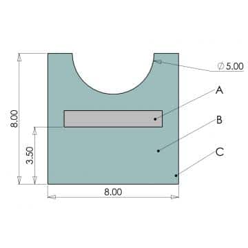 8" x 8" Medical X-Drape