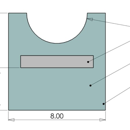 8" x 8" Medical X-Drape